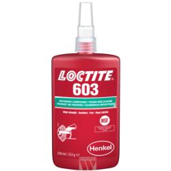 LOCTITE 603 - 250ml (anaerobic, high strength green adhesive for fastening coaxial, metal assemblies) (IDH.246649)