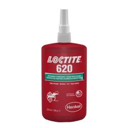 LOCTITE 620 - 250ml (anaerobic, high temperature, high strength green retaining compound for cylindrical assemblies) (IDH.246664)