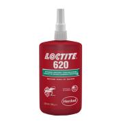 LOCTITE 620 - 250ml (high temperature (up to 230°C), anaerobic, high strength green adhesive for fastening coaxial, metal assemblies)