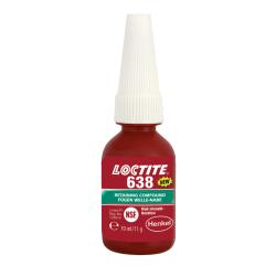 LOCTITE 638 - 10ml (anaerobic, high strength green adhesive for fastening coaxial, metal assemblies) (IDH.1803038)