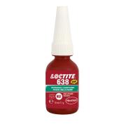 LOCTITE 638 - 10ml (anaerobic, high strength green adhesive for fastening coaxial, metal assemblies)