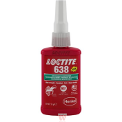 LOCTITE 638 - 50ml (anaerobic, high strength green adhesive for fastening coaxial, metal assemblies)