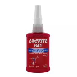 LOCTITE 641 - 50ml (anaerobic, medium strength yellow adhesive for fastening coaxial, metal assemblies) (IDH.246676)