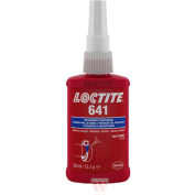 LOCTITE 641 - 50ml (anaerobic, medium strength yellow adhesive for fastening coaxial, metal assemblies)