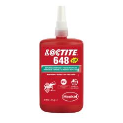 LOCTITE 648 - 250ml (anaerobic, high strength green adhesive for fastening coaxial, metal assemblies) (IDH.1803351)