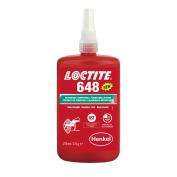 LOCTITE 648 - 250ml (anaerobic, high strength green adhesive for fastening coaxial, metal assemblies)