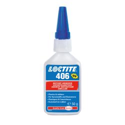 LOCTITE 406 - 50g (cyanoacrylate adhesive (instant) dedicated to plastics and rubber, colorless/transparent) (IDH.1925295)