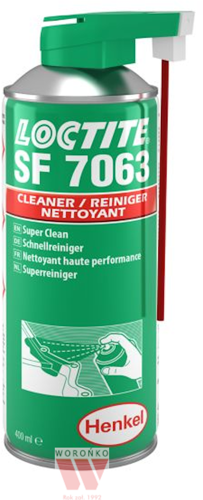 LOCTITE SF 7063 - 400ml (degreasing agent for plastics and metals