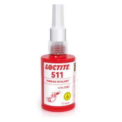 LOCTITE 511 - 50ml (anaerobic, white/smoky white, low strength thread sealant) (IDH.230633)