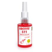 LOCTITE 511 - 50ml (anaerobic, white/smoky white, low strength thread sealant)