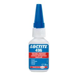 LOCTITE 496 - 20g (cyanoacrylate (instant) adhesive, for metals, colorless/transparent) (IDH.1924243) LOCTITE 496 - 20g (cyanoacrylate (instant) adhesive, for metals, colorless/transparent) (IDH.1924243)