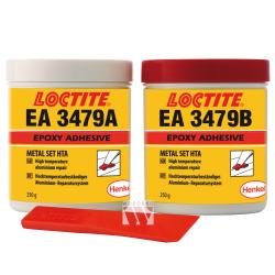 Loctite EA 3479 - 500 g (epoxy resin with Al filler, up to 190 °C) (IDH.478250)