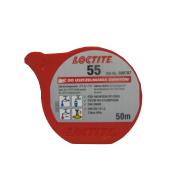 LOCTITE 55 - 12mb (nić poliamidowa do uszczelniania połączeń gwintowych, łatwo demontowalna, biała / polyamide thread for sealing threaded connections, low strength, white)