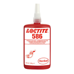LOCTITE 586 - 250ml (anaerobic, red, high strength thread sealant) (IDH.1521474)
