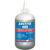 LOCTITE 480 - 500g (cyanoacrylate adhesive (instant), reinforced, black)