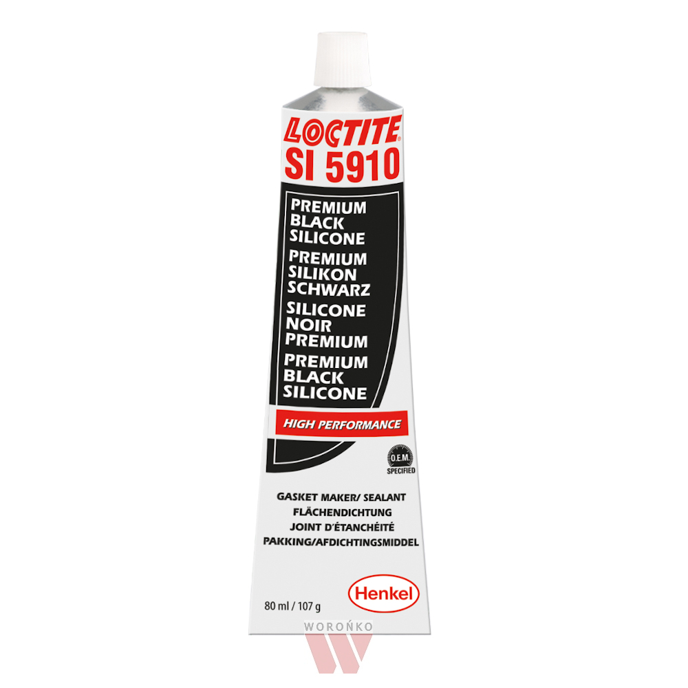 Loctite SI 5910 BK 80ml Quick Gasket oil-resistant silicone flange