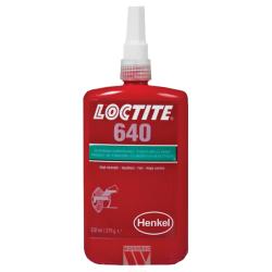LOCTITE 640 - 250ml (slowly curing, anaerobic, high strength green adhesive for fastening coaxial, metal assemblies) (IDH.601401)