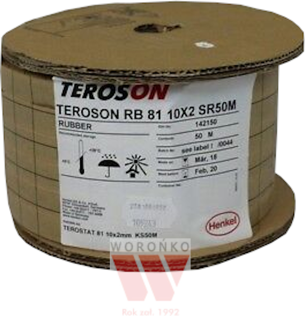 TEROSON RB 81, 10 x 2 SR 50 m Rolle