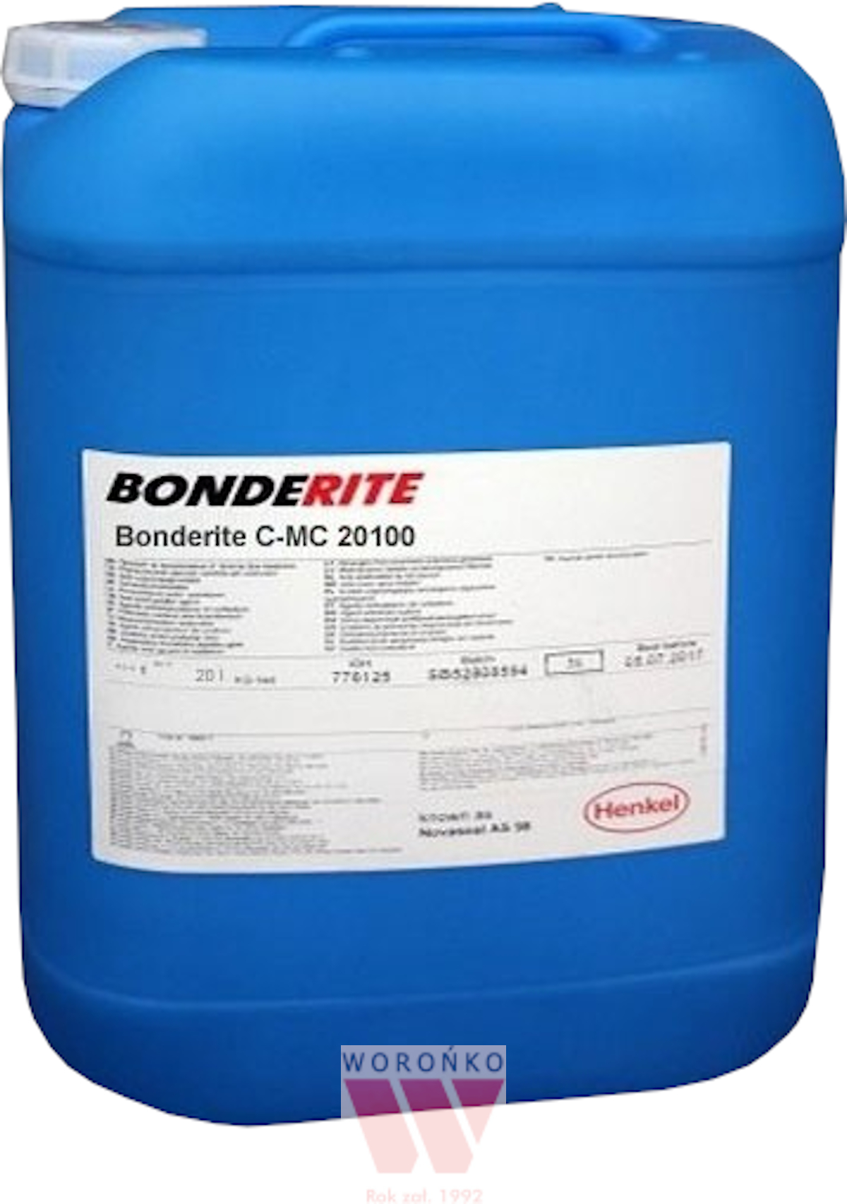 Bonderite CMC 20100 20 L (lowfoaming floor cleaner), concentrate