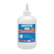 LOCTITE 460 - 500g (cyanoacrylate adhesive (instant), colorless/transparent, low odor, low blooming)