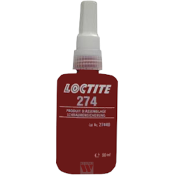 LOCTITE 274 - 50ml (anaerobic, blue, medium strength threadlocker) (IDH.135382)