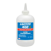 LOCTITE 402 Ultra Performance - 500g (reinforced high temperature transparent instant adhesive)